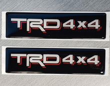 Domed Toyota TRD 4x4 Emblem Inserts for Weathertech Floor Mats (Single) Tacoma Tundra - JDMuscleWeathertech InsertWTTRD4X4