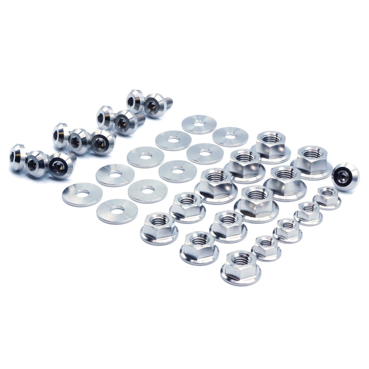 Dress Up Bolts [22 - 26 WRX] Stage 1 Titanium Hardware Engine Bay Kit - JDMuscleDress Up BoltsSUB-038-Ti-POLPolished