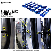 Dress Up Bolts [22 - 26 WRX] Titanium Hardware Door Kit - JDMuscleDress Up HardwaresSUB-042-Ti-BLUBlue