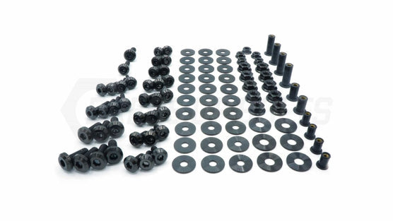 Dress Up Bolts 15-21 Subaru WRX/STI Stage 2 Titanium Hardware Engine Bay Kit - Black | SUB-015-Ti-BLK