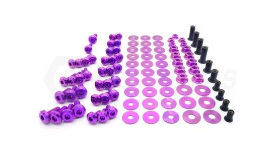 Dress Up Bolts 15-21 Subaru WRX/STI Stage 2 Titanium Hardware Engine Bay Kit - Purple | SUB-015-Ti-PRP