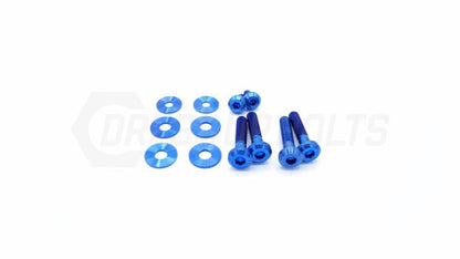 Dress Up Bolts 15-21 Subaru WRX/STI Titanium Hardware Trunk Kit - Blue | SUB-019-Ti-BLU