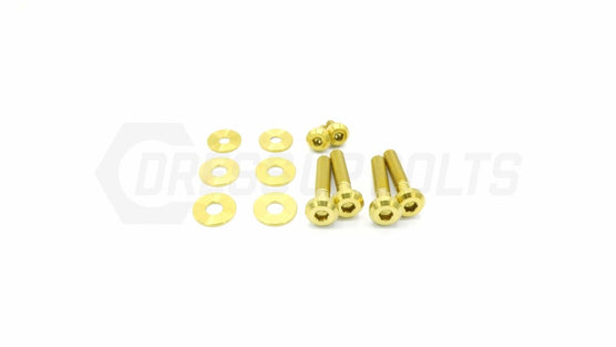 Dress Up Bolts 15-21 Subaru WRX/STI Titanium Hardware Trunk Kit - Gold | SUB-019-Ti-GLD