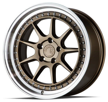 DS-X - JDMuscleWheelsDSX1885510035BZ18x8.55x100 | +35 | 73.1Bronze w/Machined Lip