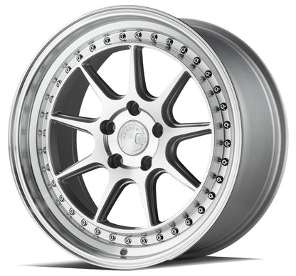 DS-X - JDMuscleWheelsDSX1885510035SMF18x8.55x100 | +35 | 73.1Silver w/Machined Face