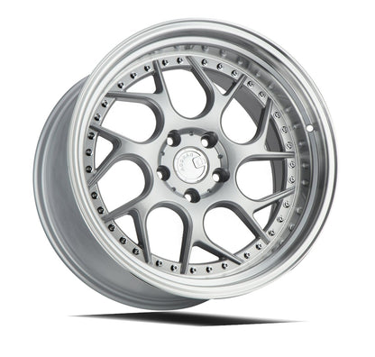 DS01 - JDMuscleWheelsDS11895510035SML18x9.55x100 | +35 | 73.1Silver w/Machined Lip