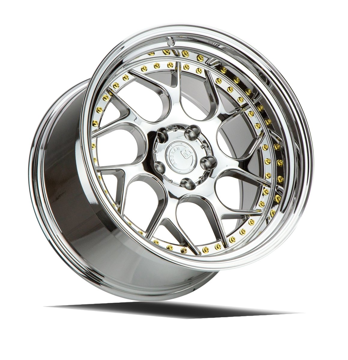 DS01 - JDMuscleWheelsDS119955114322VC19x9.55x114.3 | +22 | 73.1Vacuum Chrome