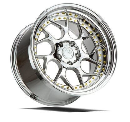 DS01 - JDMuscleWheelsDS1181055114315VC18x10.55x114.3 | +15 | 73.1Vacuum Chrome