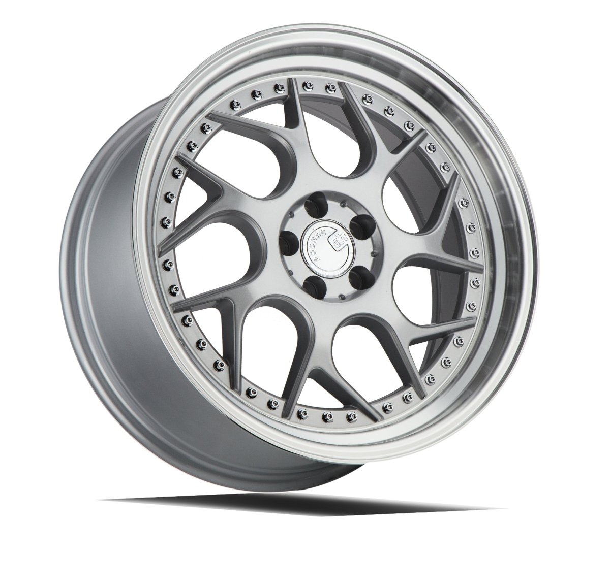 DS01 - JDMuscleWheelsDS11885510035SML18x8.55x100 | +35 | 73.1Silver w/Machined Lip