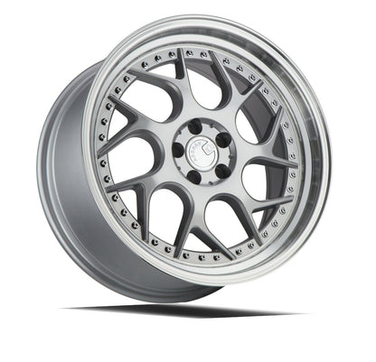DS01 - JDMuscleWheelsDS11885510035SML18x8.55x100 | +35 | 73.1Silver w/Machined Lip