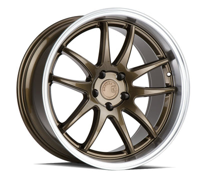 DS02 - JDMuscleWheelsDS21885510035BR18x8.55X100 | +35 | 73.1Bronze w/Machined Lip