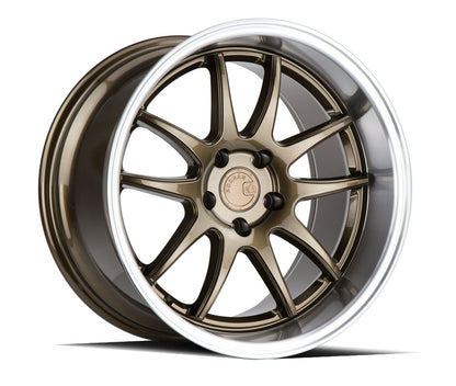 DS02 - JDMuscleWheelsDS21885510035BR18x8.55X100 | +35 | 73.1Bronze w/Machined Lip