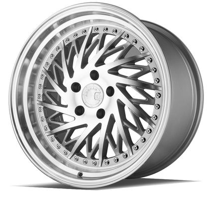 DS03 - JDMuscleWheelsDS31895510035SMF_D18x9.5 (Driver Side)5x100 | +35 | 73.1Silver w/Machined Face