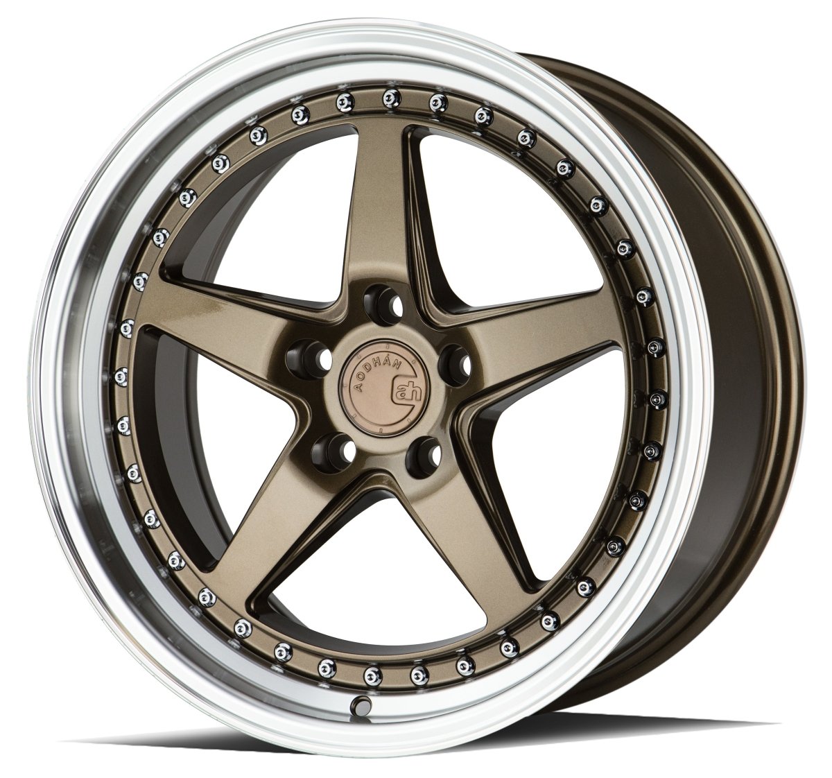 DS05 - JDMuscleWheelsDS51885510035BR18x8.55x100 | +35 | 73.1Bronze w/Machined Lip