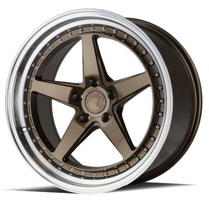 DS05 - JDMuscleWheelsDS51895510035BR18x9.55x100 | +35 | 73.1Bronze w/Machined Lip
