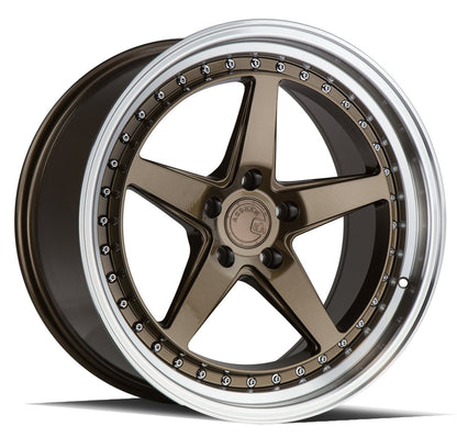 DS05 - JDMuscleWheelsDS51885510035BR18x8.55x100 | +35 | 73.1Bronze w/Machined Lip