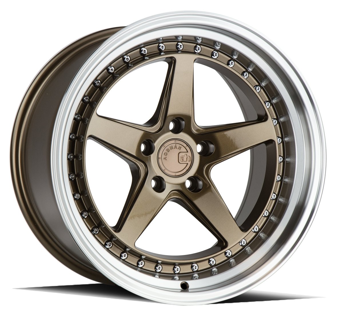 DS05 - JDMuscleWheelsDS51885510035BR18x8.55x100 | +35 | 73.1Bronze w/Machined Lip
