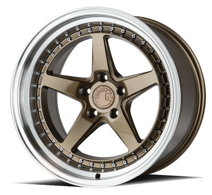 DS05 - JDMuscleWheelsDS518105511422BR18x10.55x114.3 | +22 | 73.1Bronze w/Machined Lip