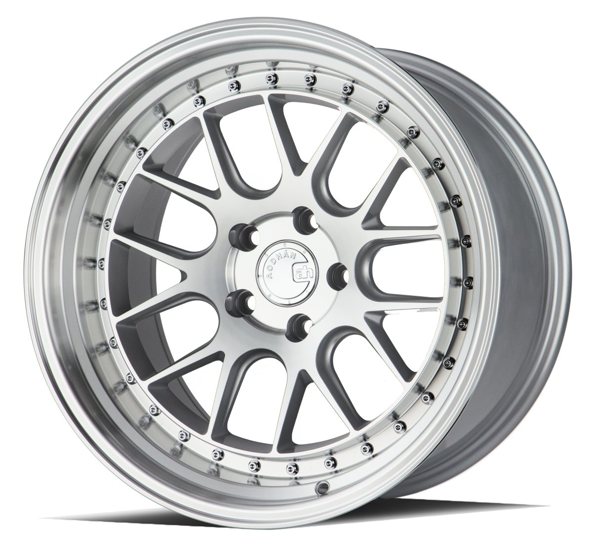 DS06 - JDMuscleWheelsDS618105511422SMF18x10.55x114.3 | +22 | 73.1Silver w/Machined Face