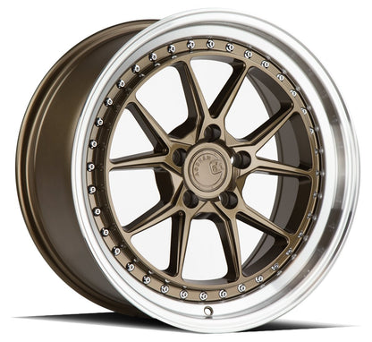 DS08 - JDMuscleWheelsDS81885510035BZ18x8.55x100 | +35 | 73.1Bronze w/Machined Lip