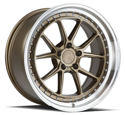 DS08 - JDMuscleWheelsDS81885510035BZ18x8.55x100 | +35 | 73.1Bronze w/Machined Lip