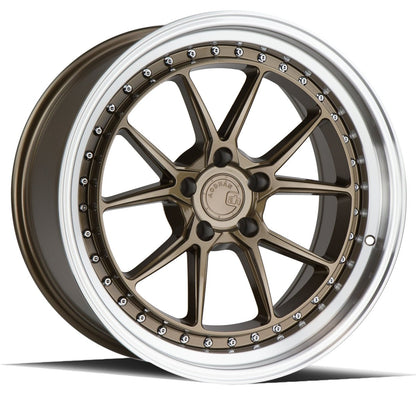 DS08 - JDMuscleWheelsDS81885510035BZ18x8.55x100 | +35 | 73.1Bronze w/Machined Lip