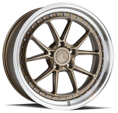 DS08 - JDMuscleWheelsDS81885510035BZ18x8.55x100 | +35 | 73.1Bronze w/Machined Lip