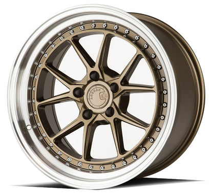 DS08 - JDMuscleWheelsDS81885510035BZ18x8.55x100 | +35 | 73.1Bronze w/Machined Lip