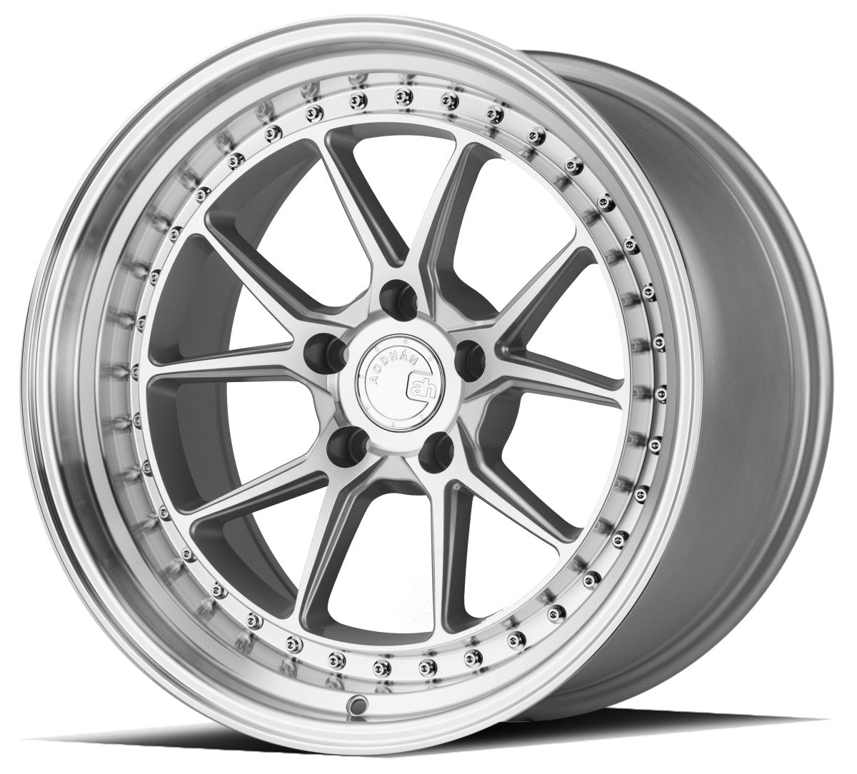 DS08 - JDMuscleWheelsDS818105511422SMF18x10.55x114.3 | +22 | 73.1Silver w/Machined Face