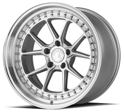DS08 - JDMuscleWheelsDS818105511422SMF18x10.55x114.3 | +22 | 73.1Silver w/Machined Face