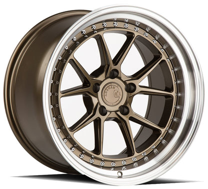 DS08 - JDMuscleWheelsDS81885510035BZ18x8.55x100 | +35 | 73.1Bronze w/Machined Lip