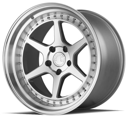 DS09 - JDMuscleWheelsDS918105511422SMF18x10.55x114.3 | +22 | 73.1Silver w/Machined Face
