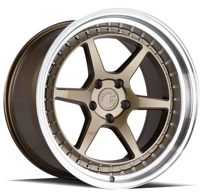 DS09 - JDMuscleWheelsDS91885510035BZ18x8.55x100 | +35 | 73.1Bronze w/Machined Lip