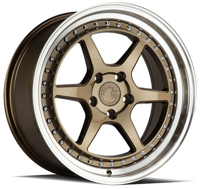 DS09 - JDMuscleWheelsDS91885510035BZ18x8.55x100 | +35 | 73.1Bronze w/Machined Lip