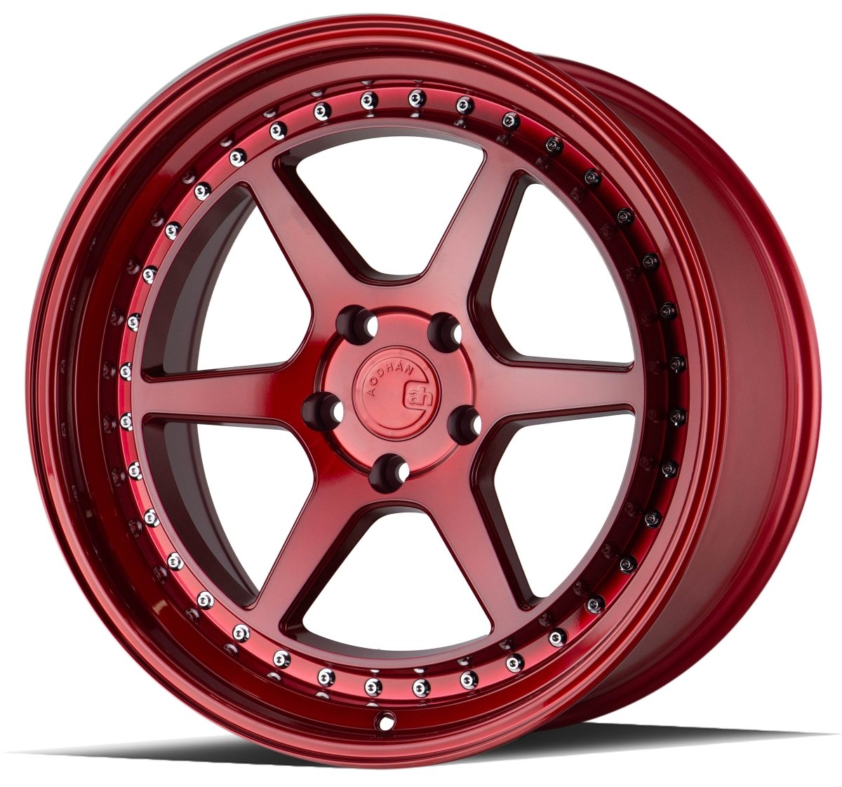 DS09 - JDMuscleWheelsDS91895510035R18x9.55x100 | +35 | 73.1Candy Red w/ (Chrome Rivets)