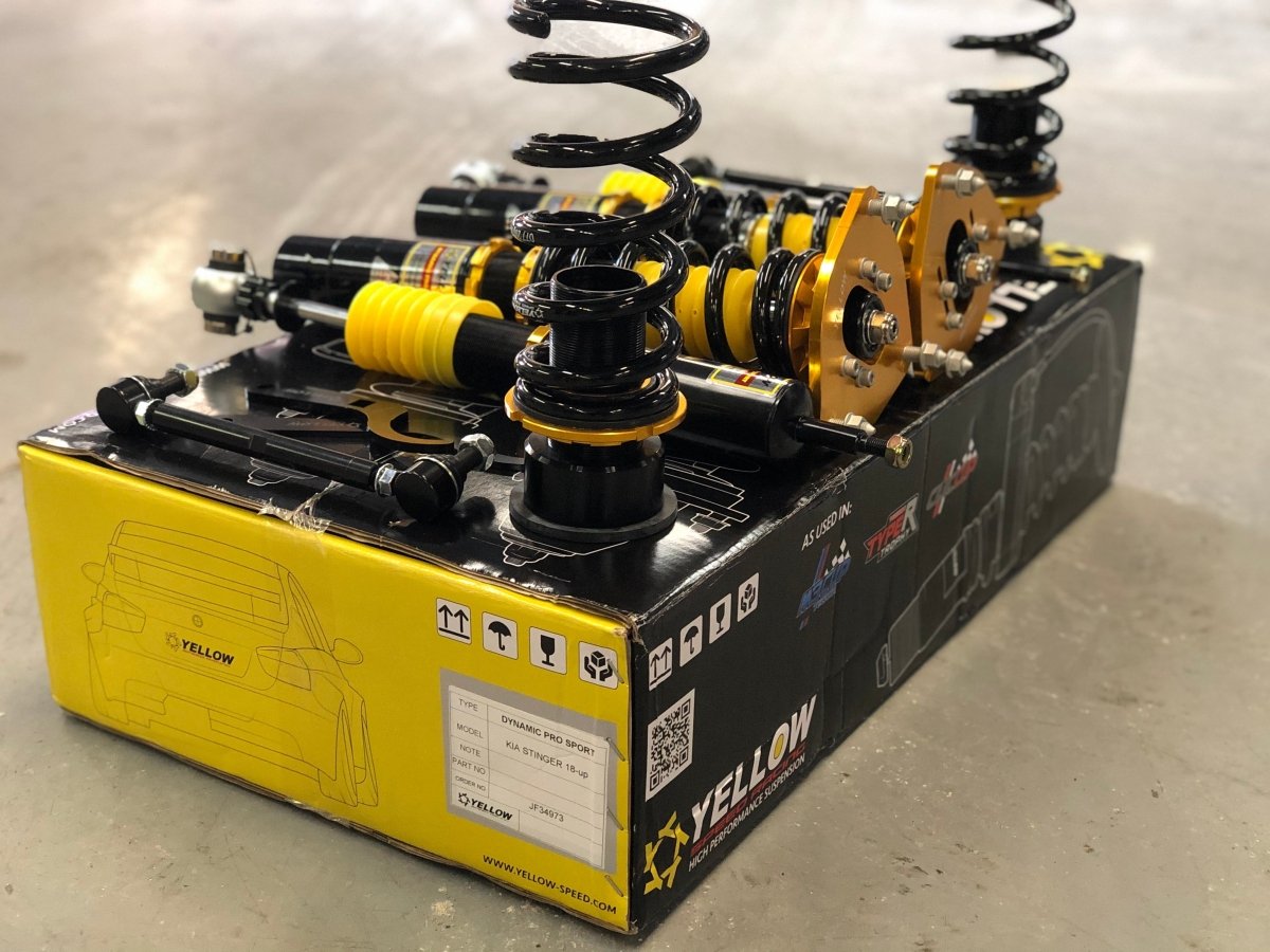 Dynamic Pro Sport Coilovers - Kia Stinger (CK) 2018 - 2023 / Genesis G70 2019 - 2024 (IK) - JDMuscleCoiloversYS01-KA-DPS008 / YS01-GE-DPS002Rear Wheel Drive