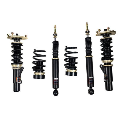 BLOX Racing [16-26 Civic Coupe/Sedan Non-Si / Type R] Plus Series Fully Adjustable Coilovers - Black