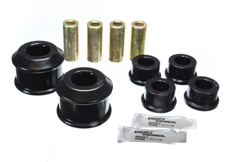 Energy Suspension [02-04 Acura RSX, 01-05 Civic/CRX, 02-05 Civic Si] Front Control Arm Bushing Set - Black Polyurethane, 16.3116G