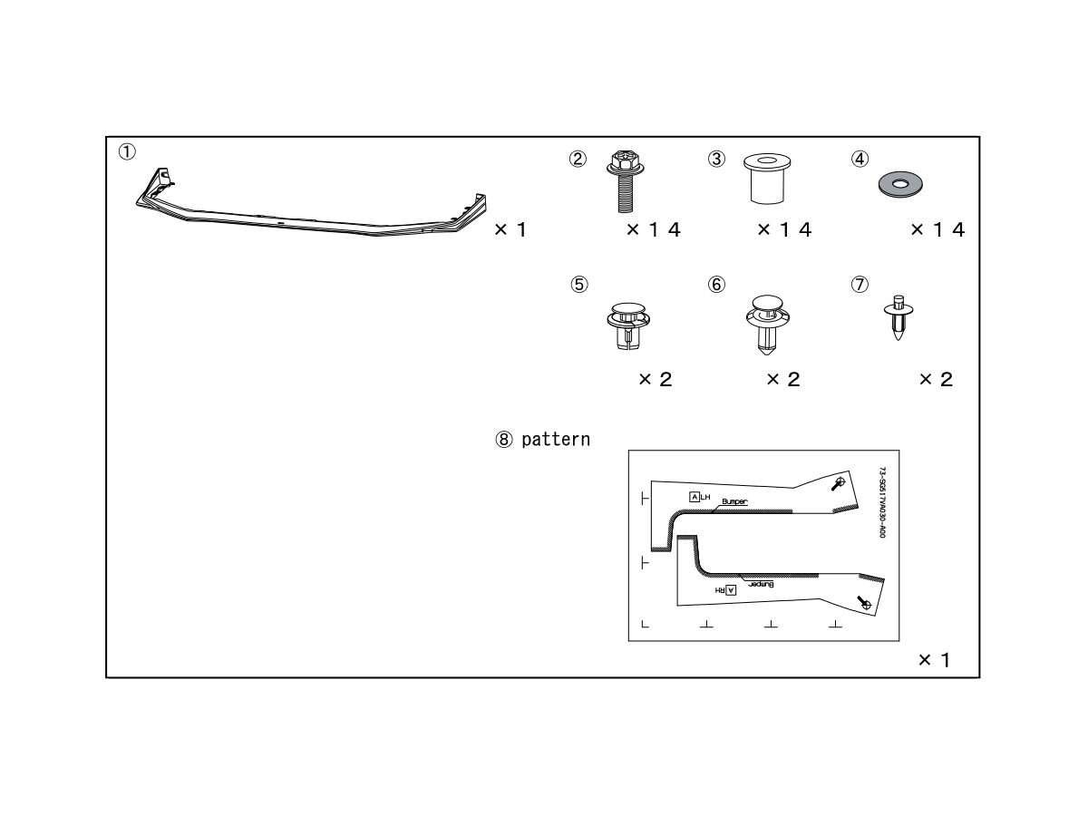 Subaru OEM 18-21 Subaru WRX / 18-21 STI Front Under Spoiler | E2410VA030