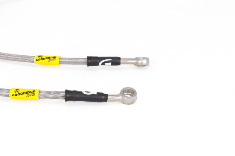 Goodridge [17-18 Civic] G-Stop Stainless Steel Brake Line Kit - Natural Finish