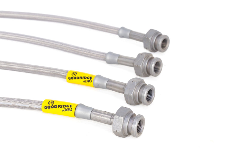 Goodridge [92-95 Civic] [93-00 del Sol] G-Stop Stainless Steel Brake Line Kit - Rear Drum