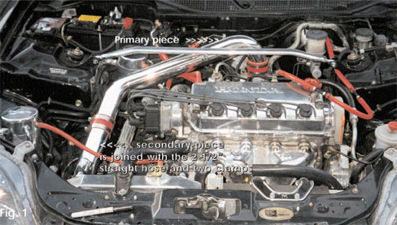 Injen [96-00 Civic CX/DX/LX] RD Series Cold Air Intake System - Polished, RD1540P