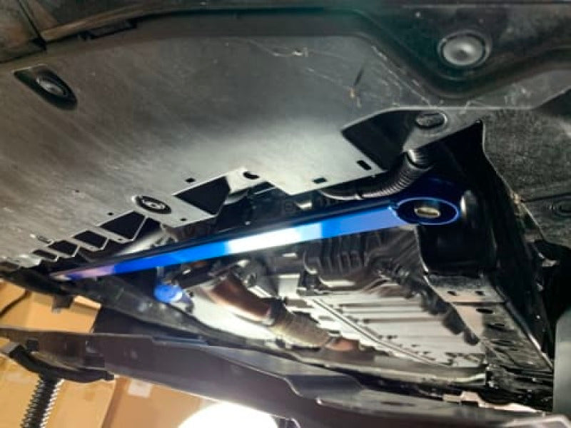 Cusco [17-26 Civic, 18-26 Accord] Power Brace Front Steel Bar - Black