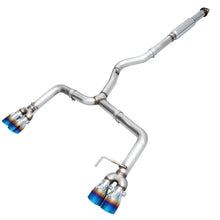AWE Tuning [12-14 WRX STI Sedan] Track Edition Exhaust - Vapor Blue Quad Tips