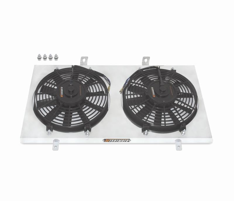 Mishimoto [83-87 Corolla] Aluminum Fan Shroud Kit - Black