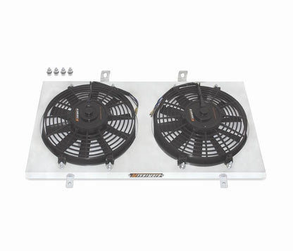 Mishimoto [83-87 Corolla] Aluminum Fan Shroud Kit - Black