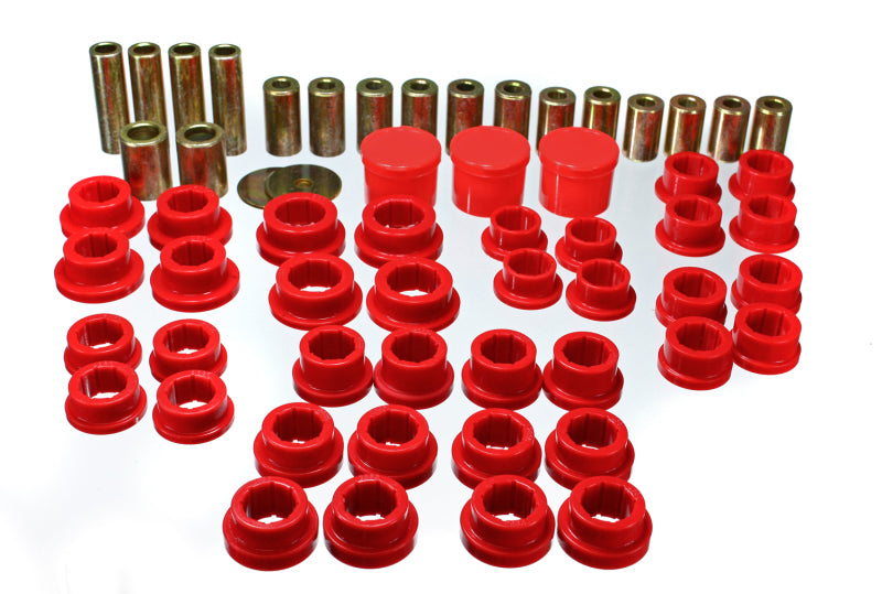 Energy Suspension [03-09 350Z / 03-07 G35 Coupe] Rear Control Arm Bushing Set - Red Polyurethane, Part 7.3122R