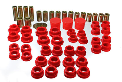 Energy Suspension [03-09 350Z / 03-07 G35 Coupe] Rear Control Arm Bushing Set - Red Polyurethane, Part 7.3122R