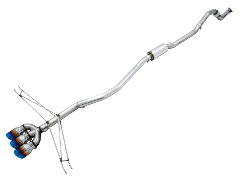AWE Tuning [17-20 Civic Si] Track Edition Exhaust with Front Pipe - Triple Vapor Blue Tips, AWE3020-39012