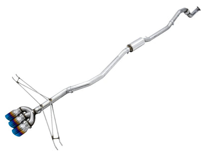 AWE Tuning [17-20 Civic Si] Track Edition Exhaust with Front Pipe - Triple Vapor Blue Tips, AWE3020-39012